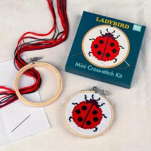 Mini Cross Stitch Kit (Ladybird)