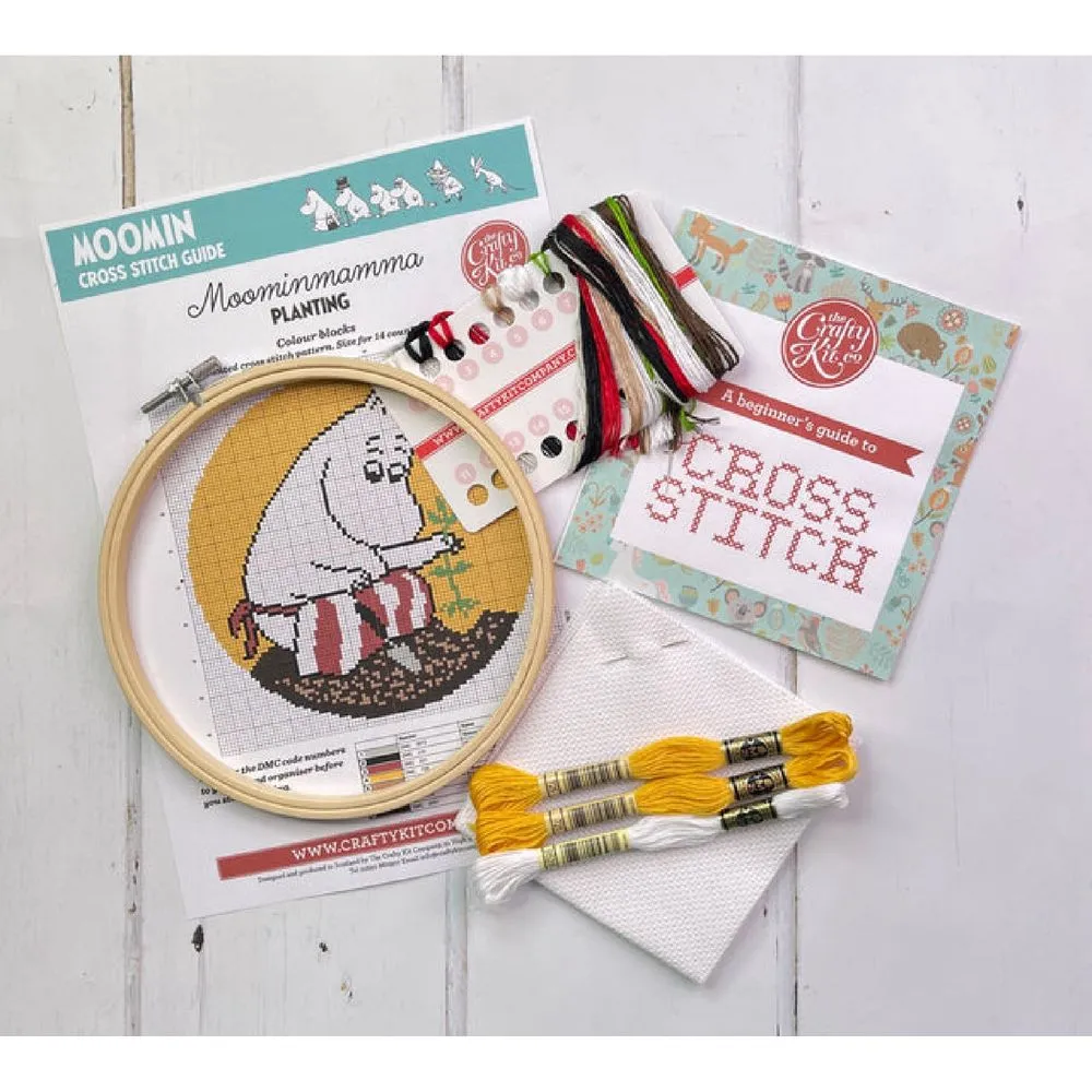 Moomin Cross Stitch Kit Moominmamma Planting