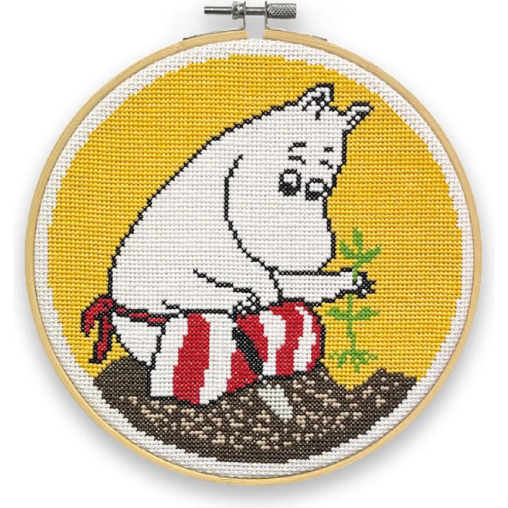 Moomin Cross Stitch Kit Moominmamma Planting