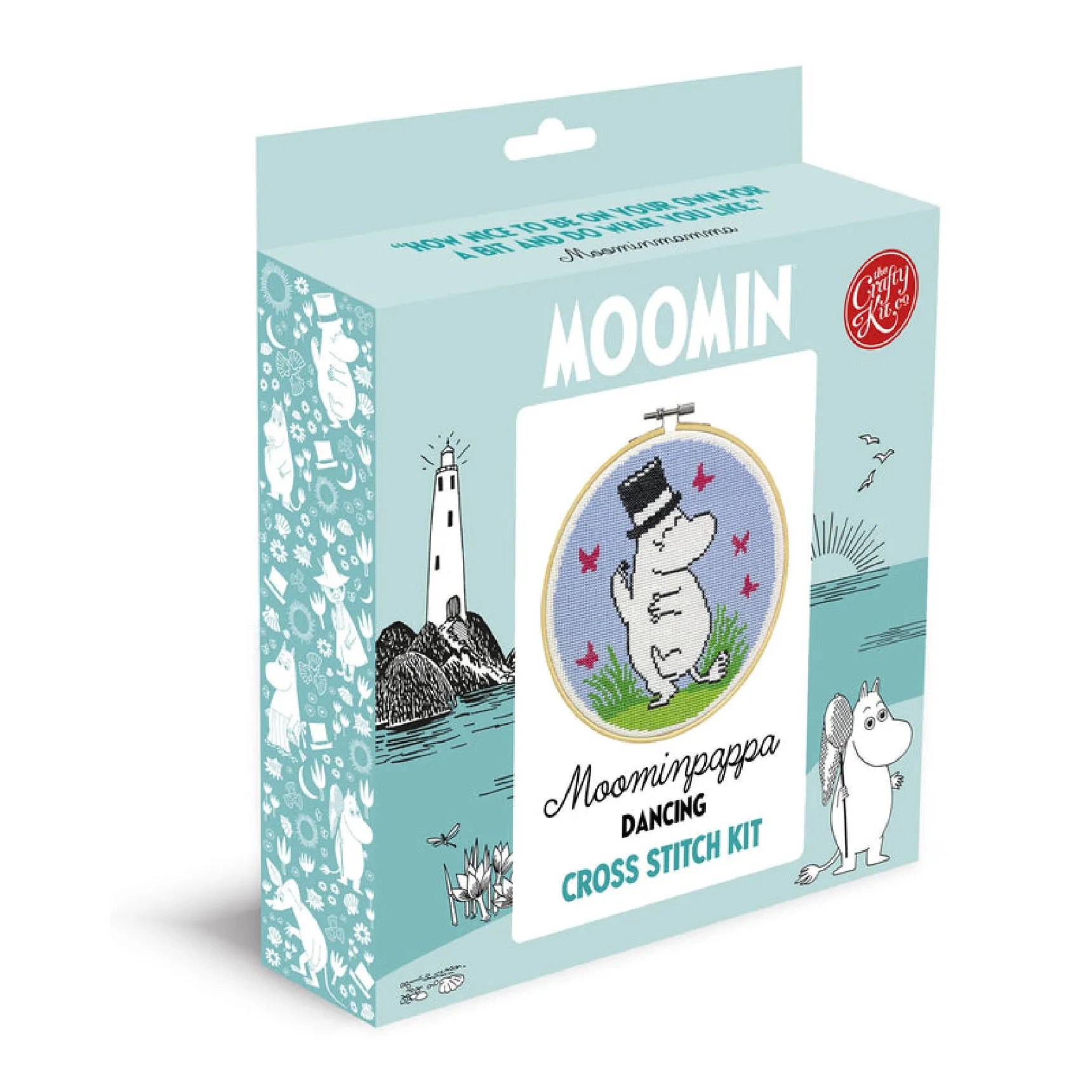 Moomin Cross Stitch Kit Moominpappa Dancing