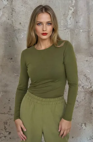 Olive Long Sleeve Tee