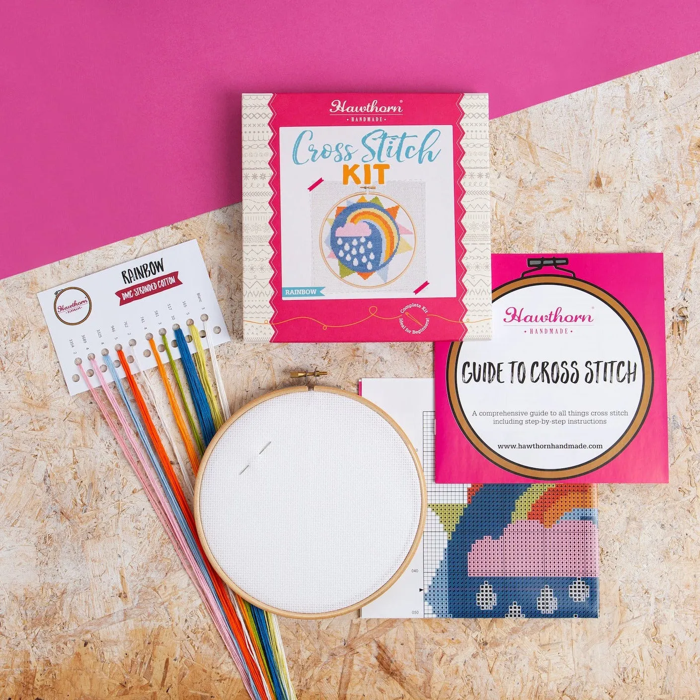 Rainbow Finch Cross Stitch Kit