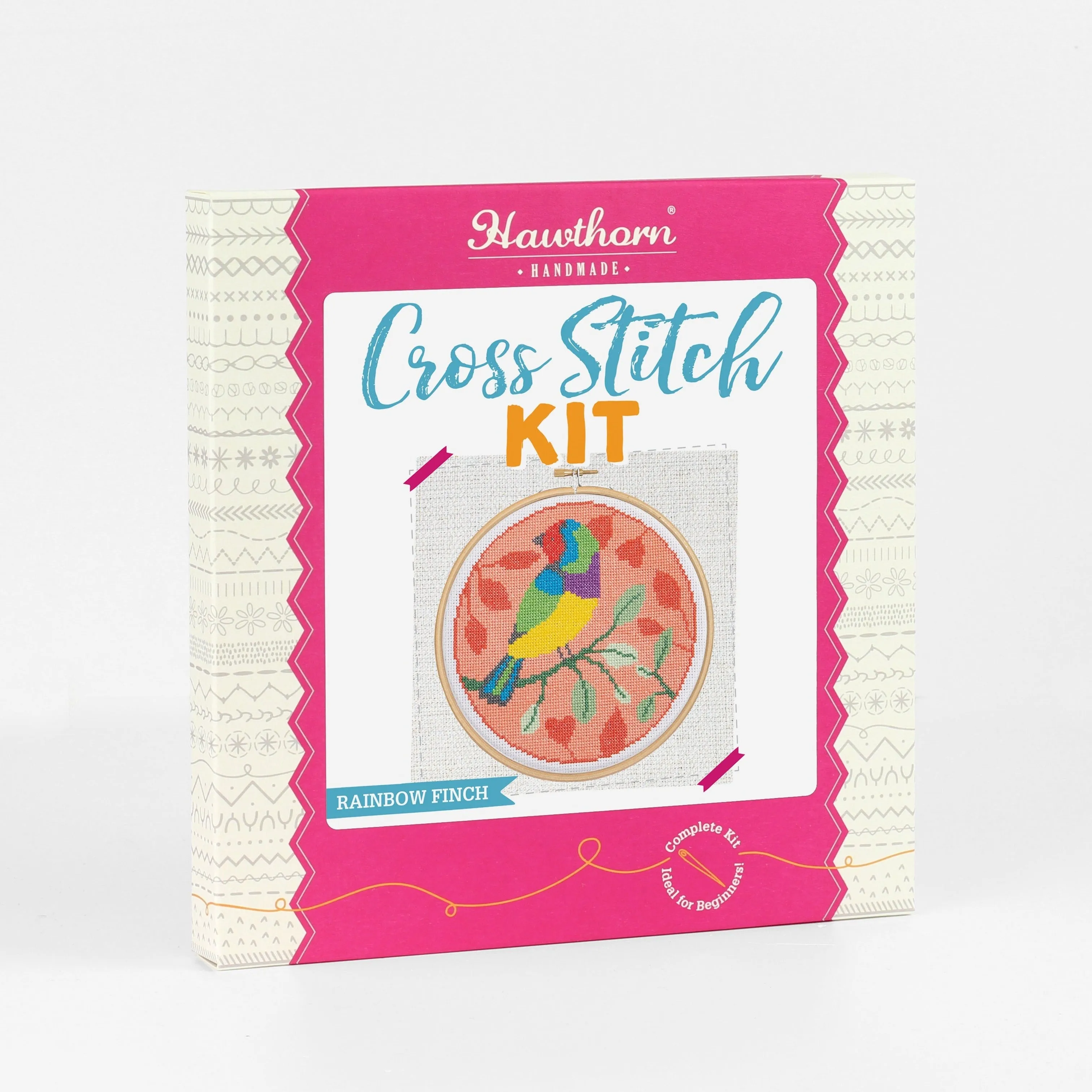 Rainbow Finch Cross Stitch Kit