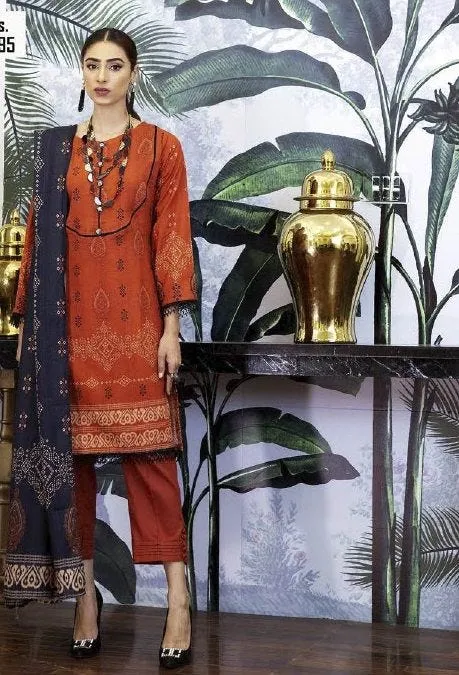 Ready to Wear Khaddar Collection by Cross Stitch 02