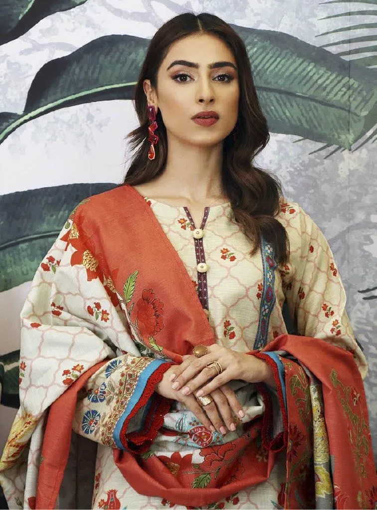 Ready to Wear Khaddar Collection by Cross Stitch 08