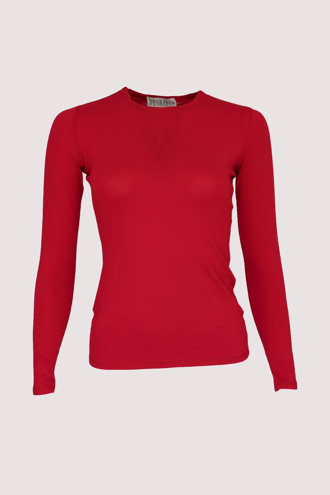 Red Long Sleeve Tee