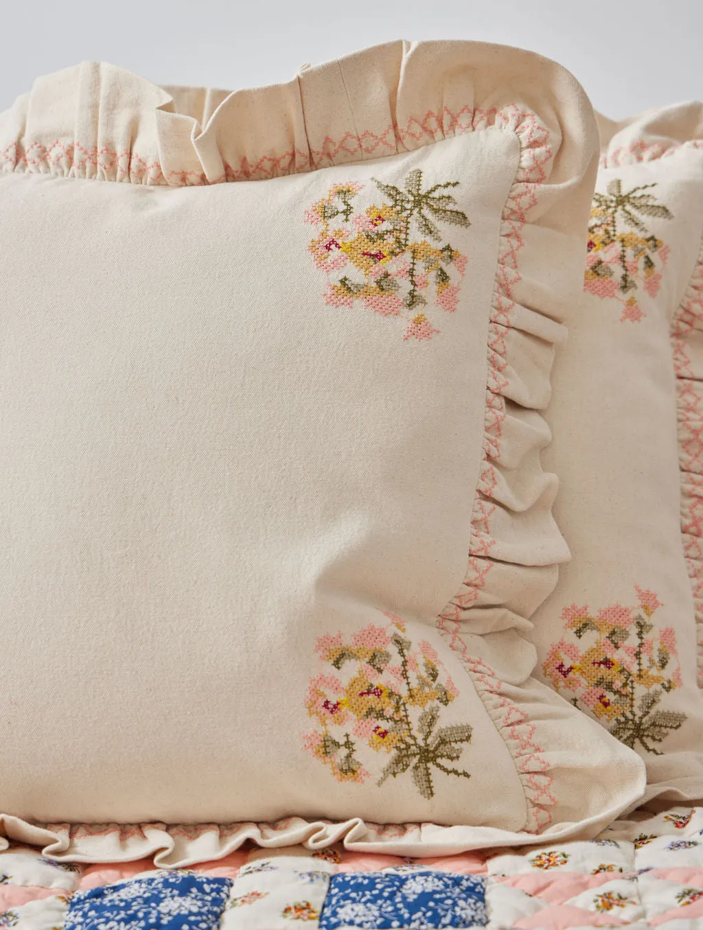 Ristipisto Cross Stitch Pillow