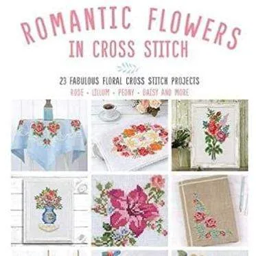 Romantic Flowers in Cross Stitch