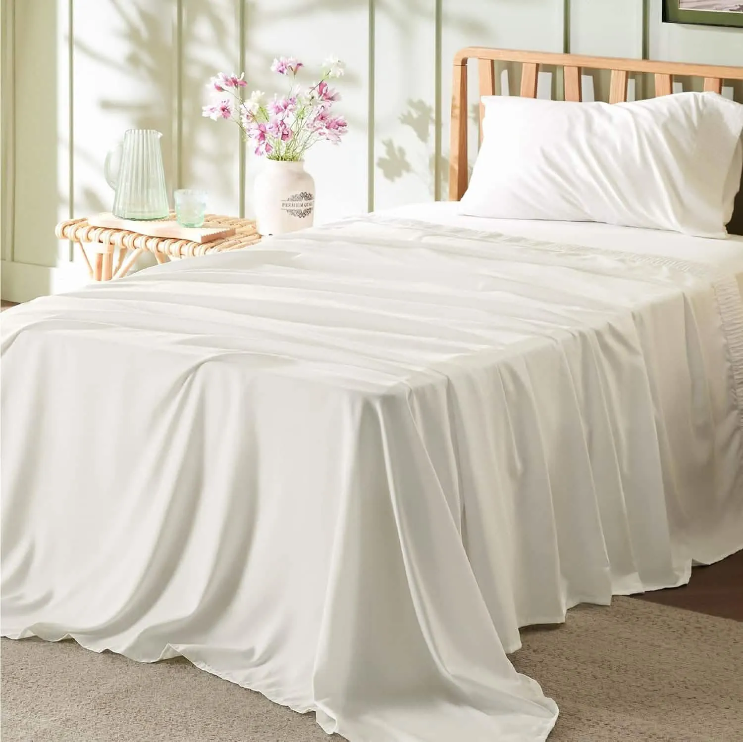 Ruched Sheet Set-1