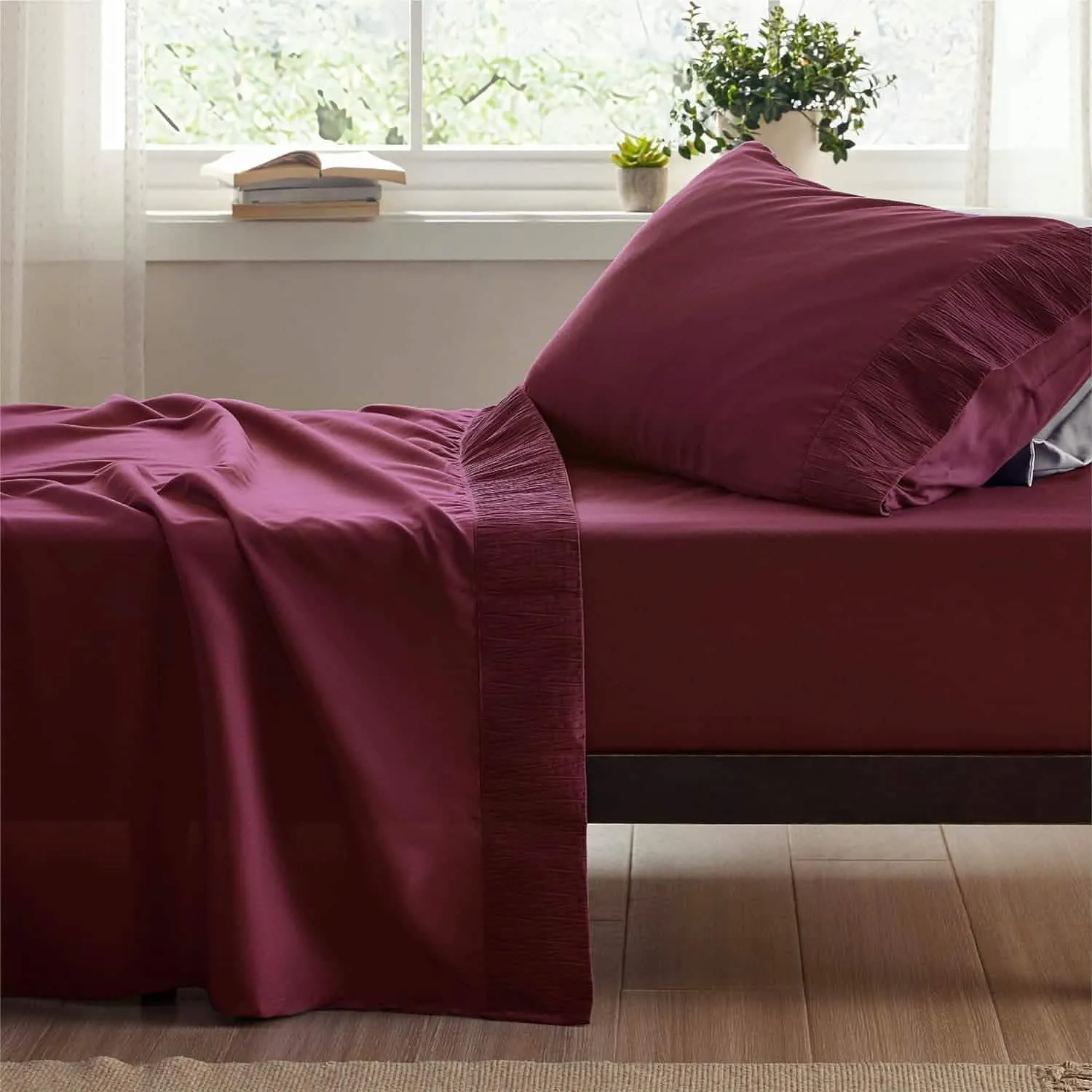 Ruched Sheet Set-1