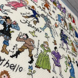 Shakespeare Cross Stitch - Counted Cross Stitch Kit