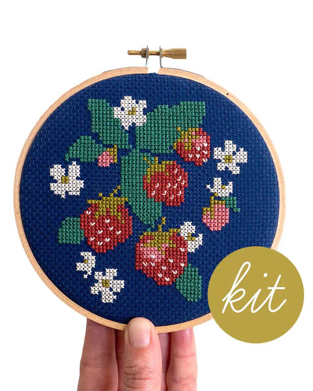 Spread Like Strawberries Cross Stitch Kit