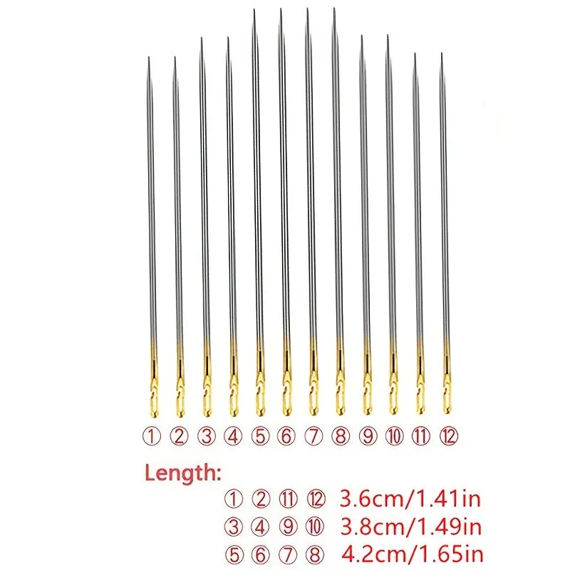 Stainless Steel Sewing Needles Set for Embroidery and Cross Stitch