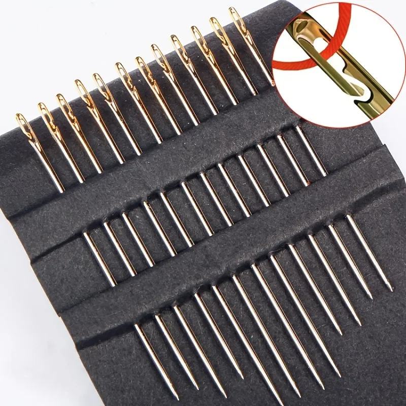 Stainless Steel Sewing Needles Set for Embroidery and Cross Stitch