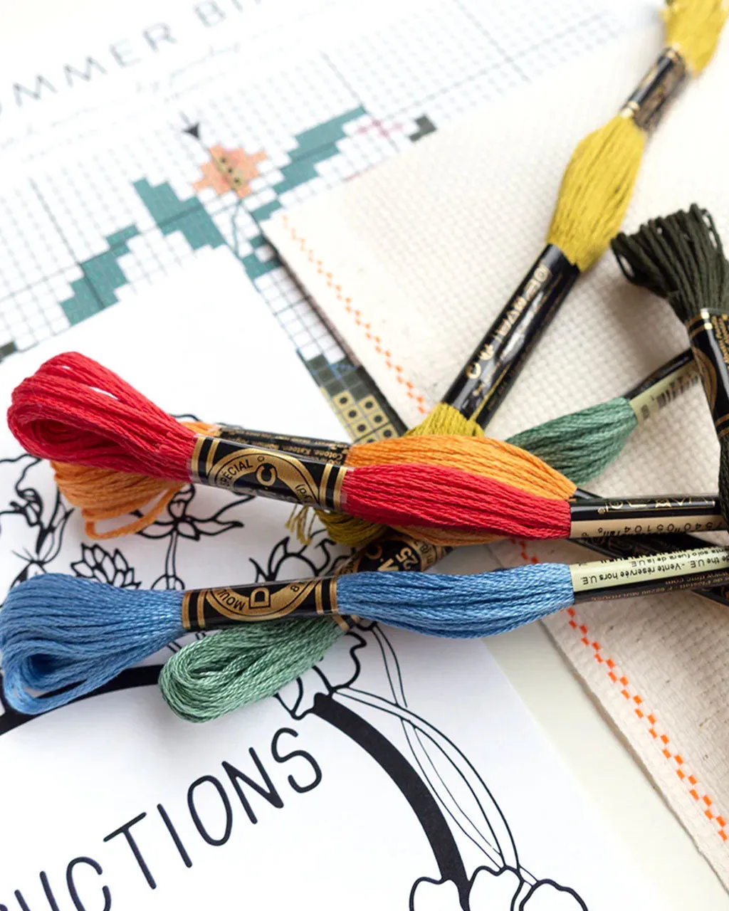 Summer Bird Cross Stitch Kit