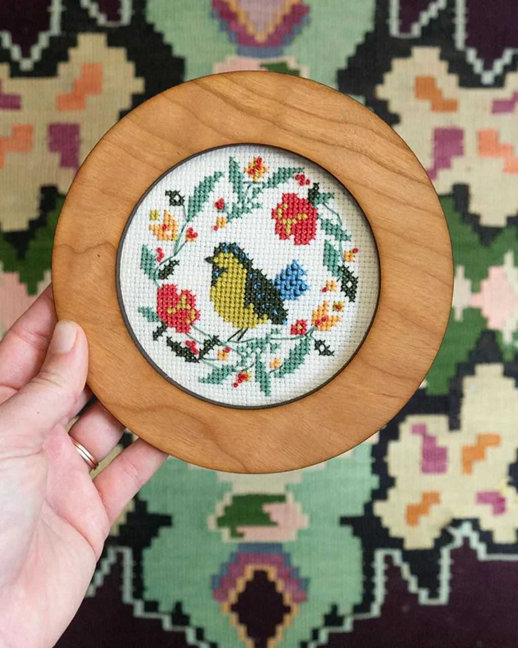 Summer Bird Cross Stitch Kit
