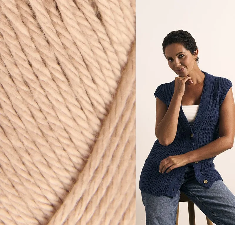 The Lisbet Sleeveless Cardigan Kit