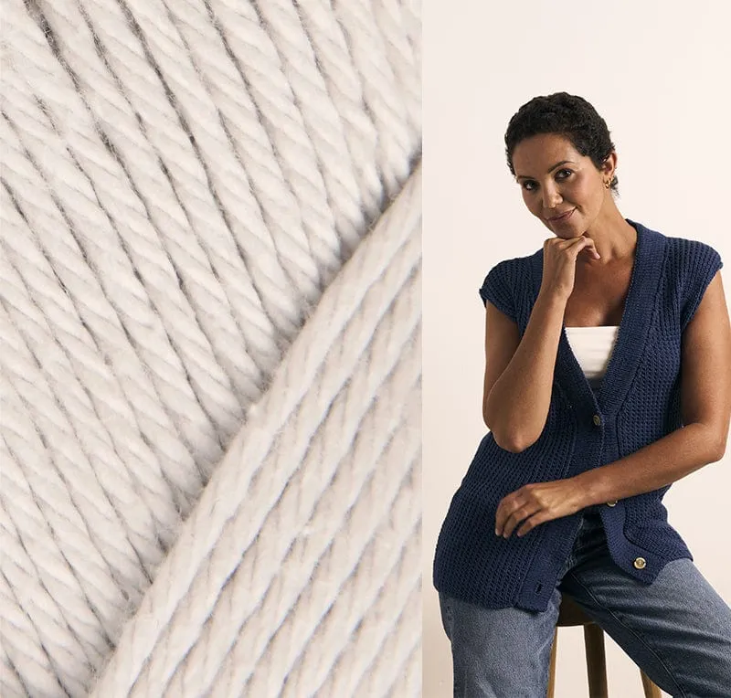 The Lisbet Sleeveless Cardigan Kit