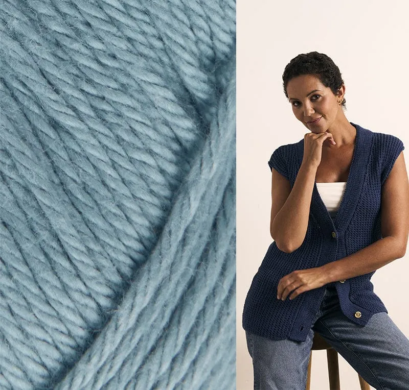 The Lisbet Sleeveless Cardigan Kit