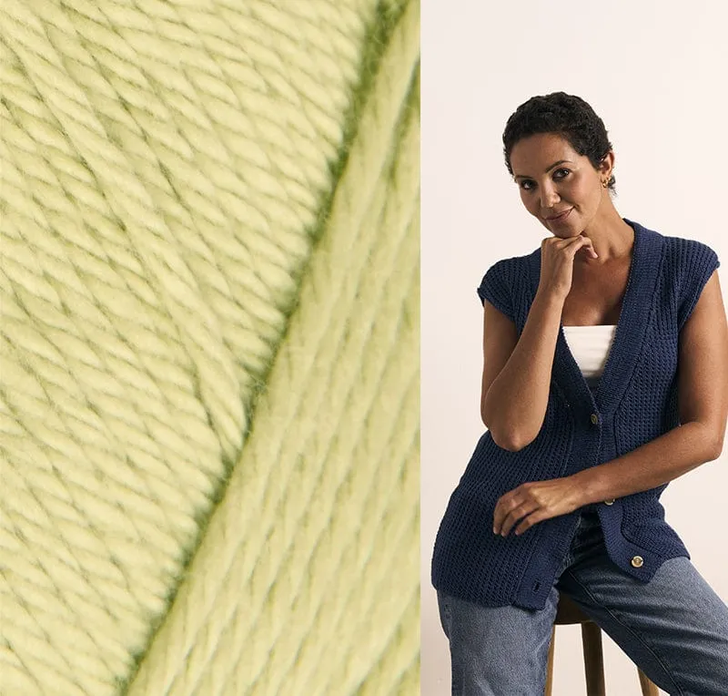 The Lisbet Sleeveless Cardigan Kit