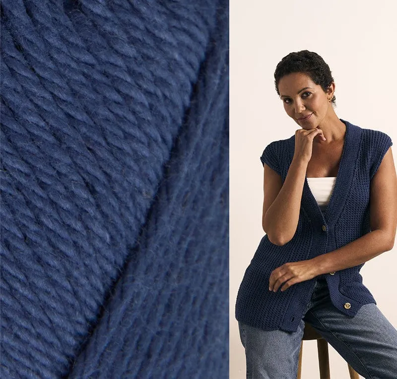 The Lisbet Sleeveless Cardigan Kit