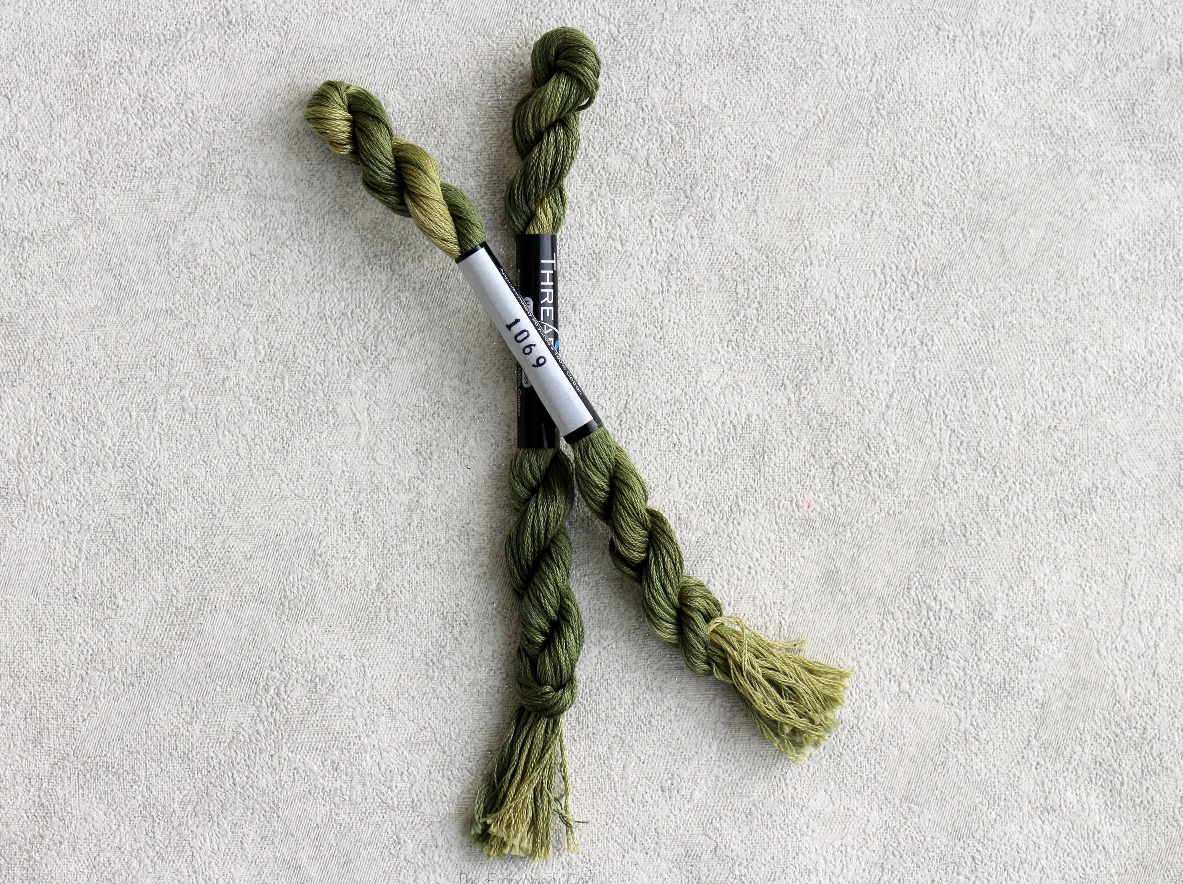 ThreadworX Spanish Olives 1069 - Variegated Embroidery Thread