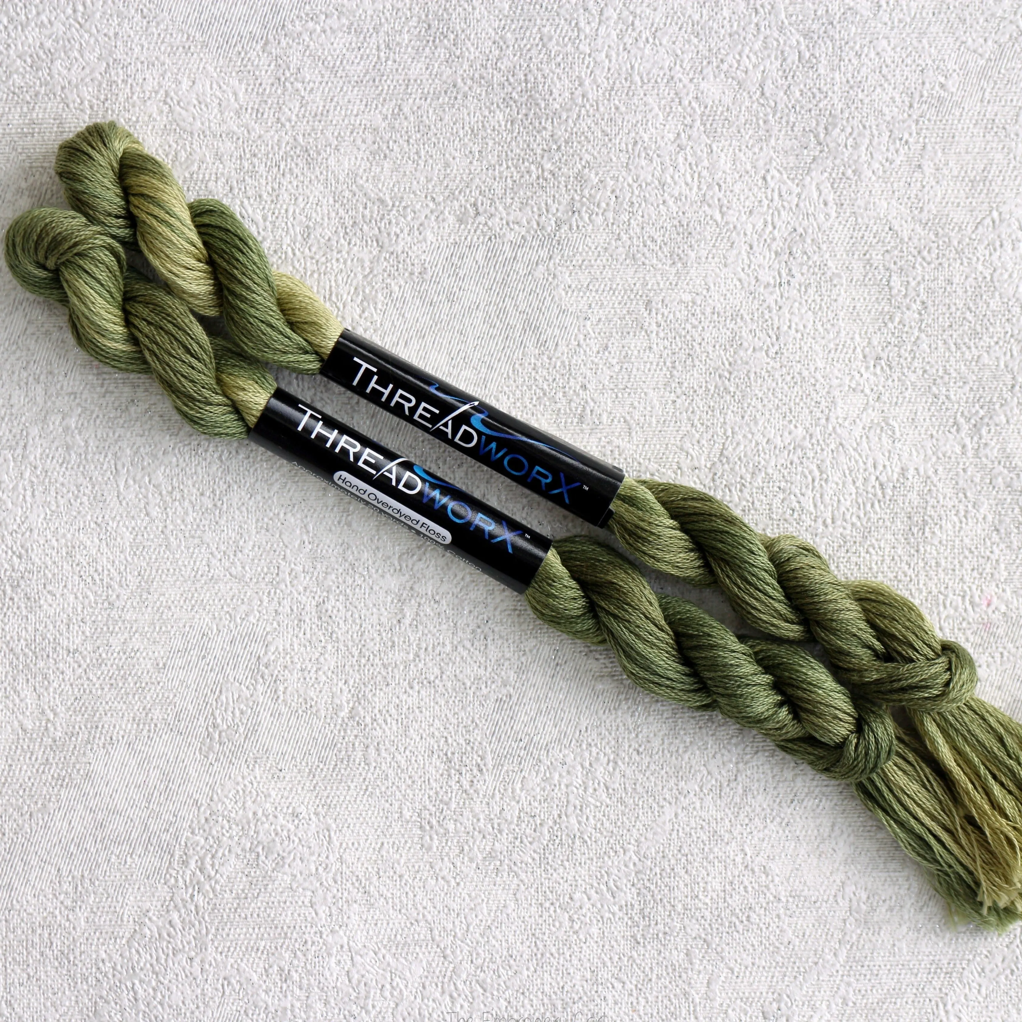 ThreadworX Spanish Olives 1069 - Variegated Embroidery Thread
