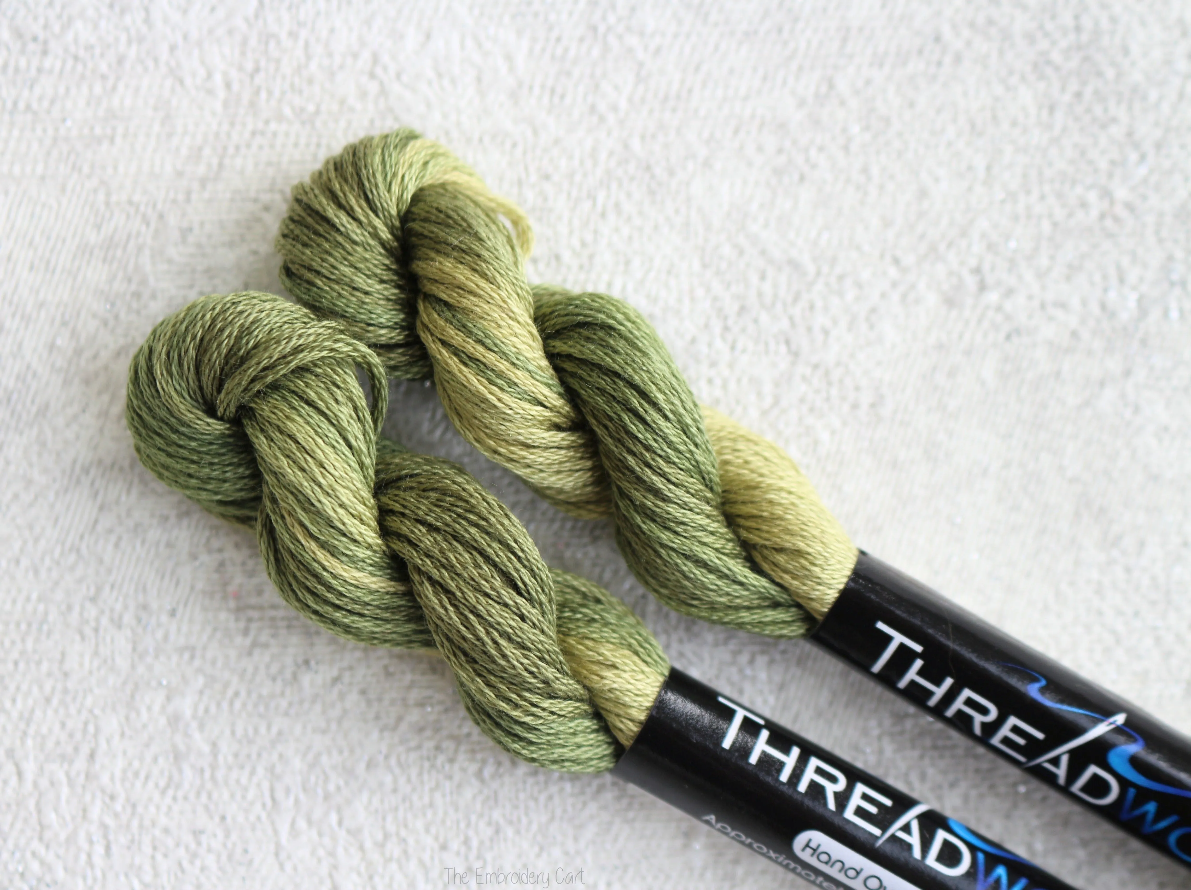 ThreadworX Spanish Olives 1069 - Variegated Embroidery Thread