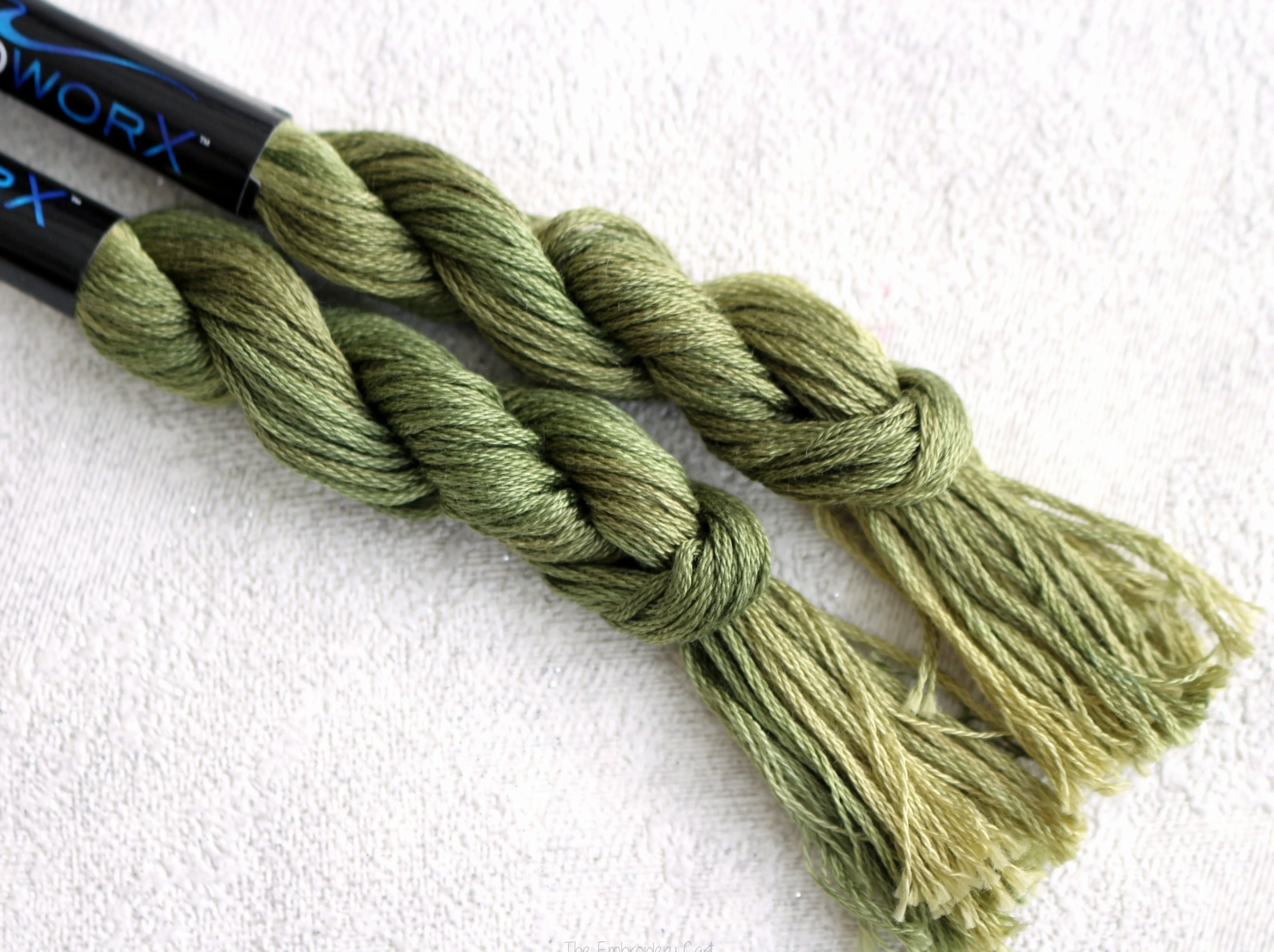 ThreadworX Spanish Olives 1069 - Variegated Embroidery Thread