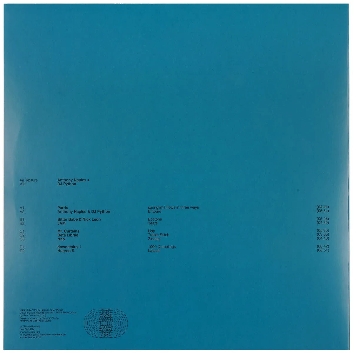 V.A. - Air Texture VIII／ANTHONYNAPLES   DJPYTH [2LP]