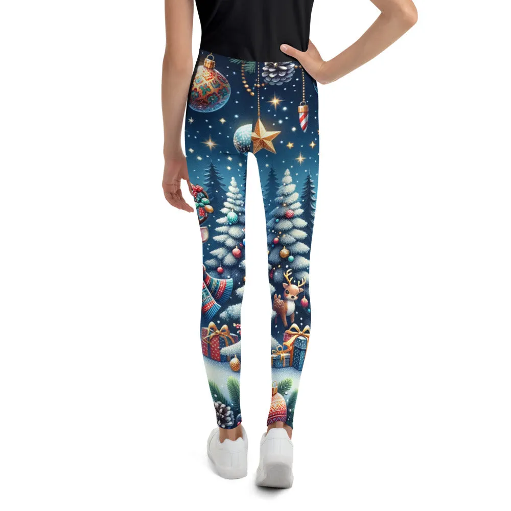 Whimsical Winter Wear Youth Leggings
