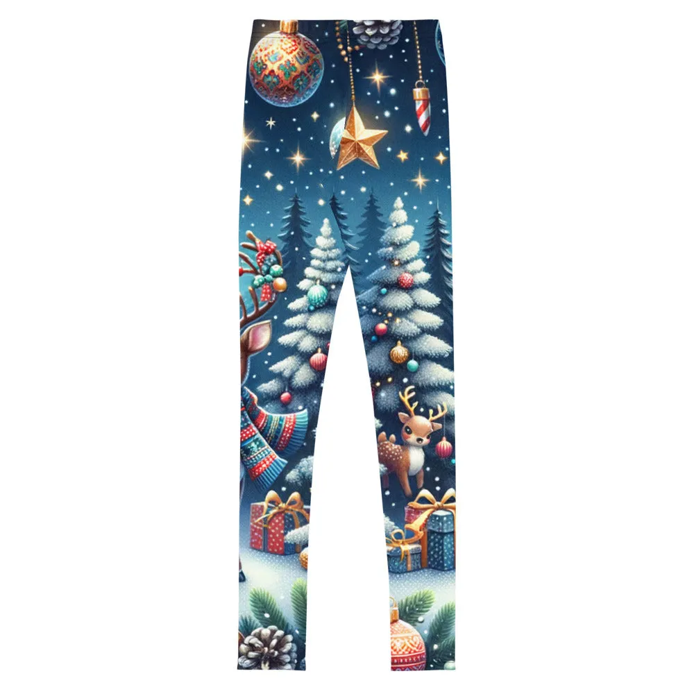 Whimsical Winter Wear Youth Leggings