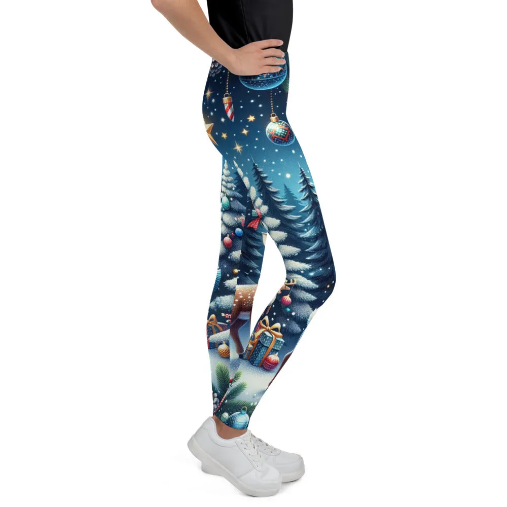 Whimsical Winter Wear Youth Leggings