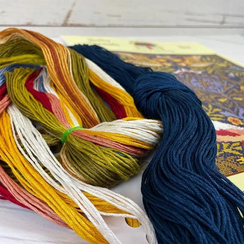 William Morris Inspired Cross Stitch - Counted Cross Stitch Kit