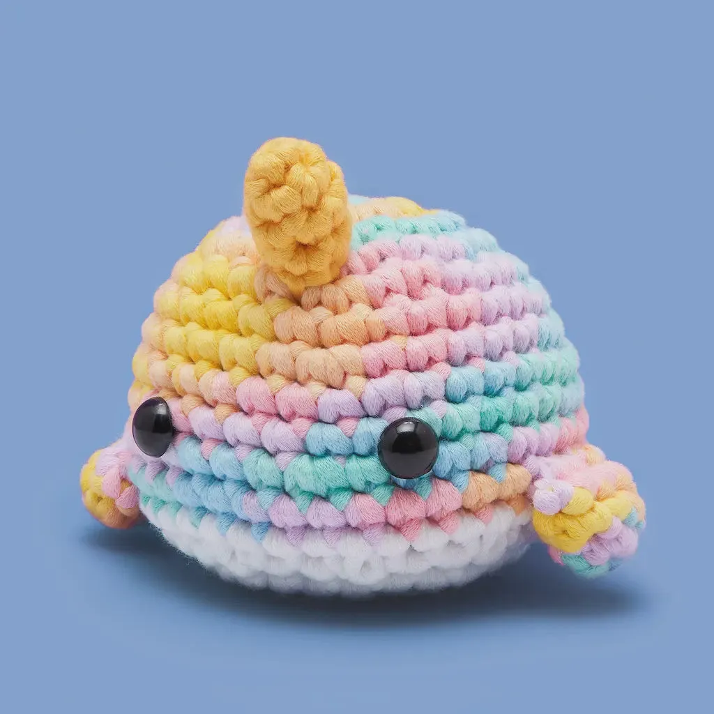 Woobles: Bjorn the Pastel Norwal Beginner Crochet Kit