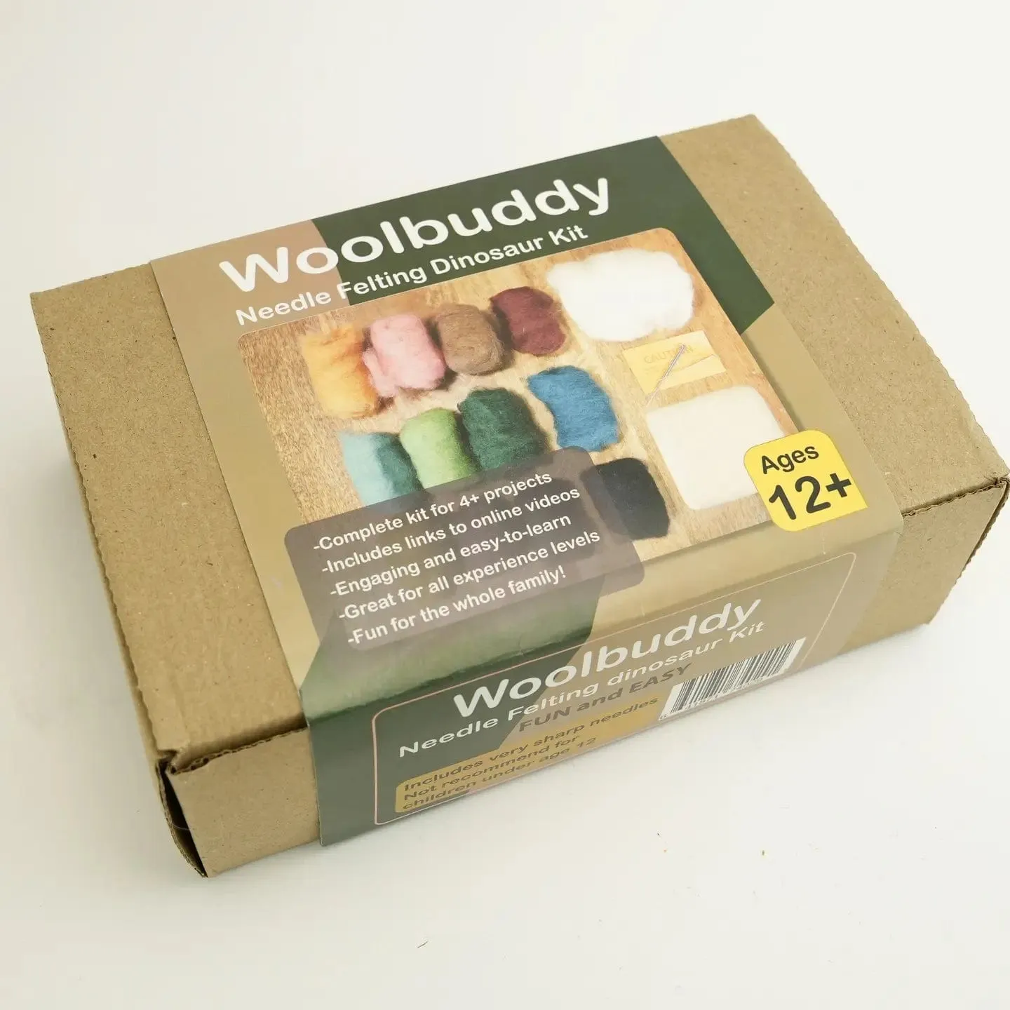 Woolbuddy Dinosaur Needle Felting Kit